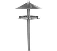 Habau Alimentador de metal de acero inoxidable 1772 con soporte