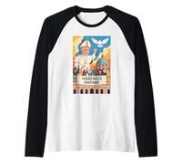 Habemus Papam Papa León XIV Cristiano Nuevo Papa Robert Prevost Camiseta Manga Raglan