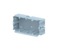Habengut - Caja de 2 Canales para Canal de parapeto 130 x 60 mm - para Unidades comerciales