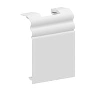 Habengut - Pieza en T para rodapié Berliner Profil en el Canal de Cables 22 x 12 mm | Contenido: 1 Pieza - para una Rama Vertical