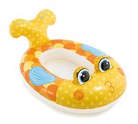 Haberkorn Intex - Barca hinchable para niños en 3 diseños (amarillo/pez Lady)
