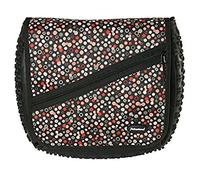 Haberland Unisex Drive Neumáticos Funda, Color Schwarz/Rot/Grau Punkte, tamaño 10