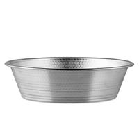 HABI Molde Redondo cónico Rizado pasticería de Aluminio 32 cm, Gris, 32 cm