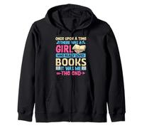 Había una vez una chica que realmente amaba los libros Sudadera con Capucha