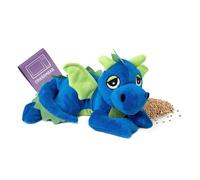 Habibi Peluche de peluche para niños y adultos, 1861 dragón de la suerte azul real con relleno de mijo, para calentar en el microondas o en el horno, ideal también para bebés