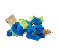 Habibi Peluche de peluche para niños y adultos, 1861 dragón de la suerte azul real con relleno de mijo, para calentar en el microondas o en el horno, ideal también para bebés