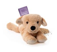 Habibi Peluche de peluche para niños y adultos - 1873 perro labrador con relleno de mijo, peluche térmico para calentar en el microondas o en el horno, ideal también para bebés