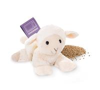 Habibi Plush Classic 1838 - Oveja de cordero/oveja con relleno de semillas de mijo para calentar en microondas y horno