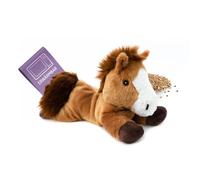 Habibi Plush Classic 1866 Pony con relleno de granos de mijo para calentar en microondas y horno