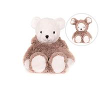 Habibi Plush Peluche caliente 2 en 1 de oso y ratón