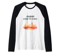 Habibi Viene a Dubai Camiseta Manga Raglan