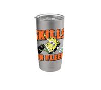 Habilidades de Bob Esponja en Fleek Vaso térmico de acero inoxidable de doble pared