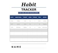 Habit Tracker: Daily Habit Journal for Building Routines That Stick