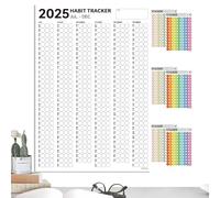 Habit Tracker Journal, Productivity Planner, 23,23 x 16,14 pulgadas Inspirational Board, Motivational Workout Record Accessory, Daily Goal Tracker for Building Healthy Habits