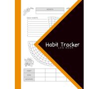 Habit Tracker Log Book: 8.5x11 inches or A4 | 110 Pages