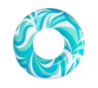 Habitaciones de Aire para Piscina, de natación Hinchable,Donut Pool Float Water Print Design | de baño con válvula, de baño para niños pequeños, flotadores para