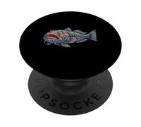 Habitante del Fondo del Acuario de Aguas Profundas Stargazer Fish PopSockets PopGrip Adhesivo