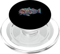 Habitante del Fondo del Acuario de Aguas Profundas Stargazer Fish PopSockets PopGrip para MagSafe