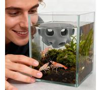 Hábitat Betta de pecera | Paisaje realista de la casa del camarón del acuario | Refugio natural estilo roca para peces pequeños y camarones | para dormitorio, sala de estar, estudio, restaurante, apar