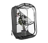 Hábitat Butterfly Stick Insecto Recinto de Insectos 23.6x23.6x35.4 '' CAGA DE MARTIDAD PLAPLABLE Neta de Jaula de Insectos Transparentes con Cremallera y Mango CATER CATER ILLAR Butterfly Hábitat Sty