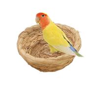 Hábitat de jaula de cría de base plana hecha a mano, casa nido de pájaros, refugio multianimal, accesorio de vivienda, loro, conejo, hámster, jerbo, cobaya, chinchilla, espacio de descanso cómodo
