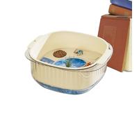 Hábitat de tortuga pequeña | Hábitat multifunción transparente para tortugas de agua pequeñas - Acuario de cangrejos y tortugas | para cangrejos ermitaños, cangrejos de río, peces, mascotas acuáticas