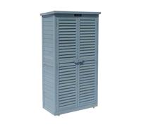 Habitat et Jardin Armario para jardín Space - 87 x 46.5 x 160 cm - Azul Cielo