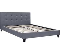 Habitat et Jardin Cama Julia - 160 x 200 - Gris Claro