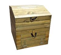 Habitat et Jardin Compostador de Madera 500L Douglas 80 x 80 x 85 cm