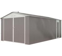 Habitat et Jardin Garaje en Metal Nevada con Puerta abatible - 18,56 m²