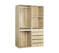 Habitat et Jardin - Kit de vestidor de ópera modular, 2 elementos, color beige