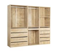Habitat et Jardin - Kit de vestidor de ópera modular, 3 elementos, color beige