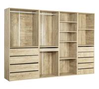 Habitat et Jardin - Kit de vestidor de ópera modular, 4 elementos, color beige