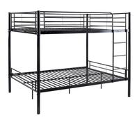 Habitat et Jardin Litera Doble Adam - Somier Incluido - 140 x 190 cm - Negro