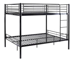 Habitat et Jardin Litera Doble Adam - Somier Incluido - 140 x 190 cm - Negro