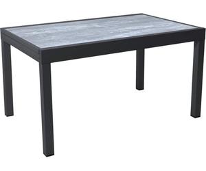 Habitat et Jardin Mesa de jardín de Aluminio Extensible Lagos - 140/280 x 90 x 76 cm - Gris