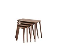 Habitat et Jardin Mesa Nido (4 Piezas) de Madera <> 70 x 40 x 55 cm - Nogal