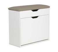 Habitat et Jardin Mueble Zapatero Wade - 60 x 23,8 x 68 cm - Blanco