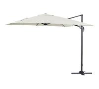 Habitat et jardin Parasol lateral de jardín en aluminio - Sun 3 - Cuadrado - 3 x 3 m - Crudo