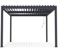 Habitat et Jardin Pérgola bioclimática de Aluminio <> - 3 x 4 m - Antracita