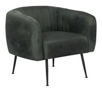 Habitat et jardin Sillón de tela "Diana" - 81 x 73 x 72 cm - Gris oscuro