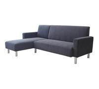Habitat et jardin Sofá en tela esquinero reversible "Rio"- Gris