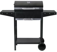 Habitat & Jardin Barbacoa de carbón negro 119 x 50 x 101 cm