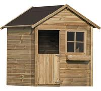Habitat & Jardin Cabaña para niños madera tratada en autoclave 126 x 112 x 158 cm