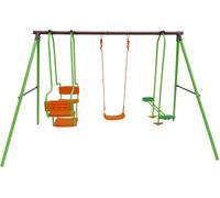 Habitat & Jardin Parque infantil de acero 306 x 156 x 196 cm