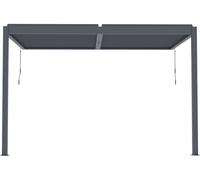 Habitat & Jardin Pérgola bioclimática antracita 300 x 400 cm