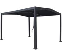 Habitat & Jardin Pérgola bioclimática gris 338 x 392 x 242 cm