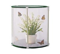 Hábitat para Mariposas | Jaula Tienda Plegable De Malla Transparente con Estructura Resistente,Protección del Hábitat para El Crecimiento De Mariposas - para Uso En El Jardín, Patio, La Granja Y