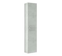 ARKITMOBEL Venus H01 Columna de Baño Suspendida, Madera de ingeniería, Cemento, Grande