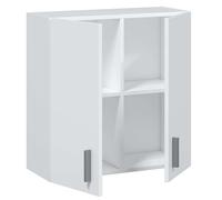 Habitdesign Armario Multiusos para Colgar, 60x59x26,5 (AltoxAnchoxFondo - en cm), Color Blanco Mate